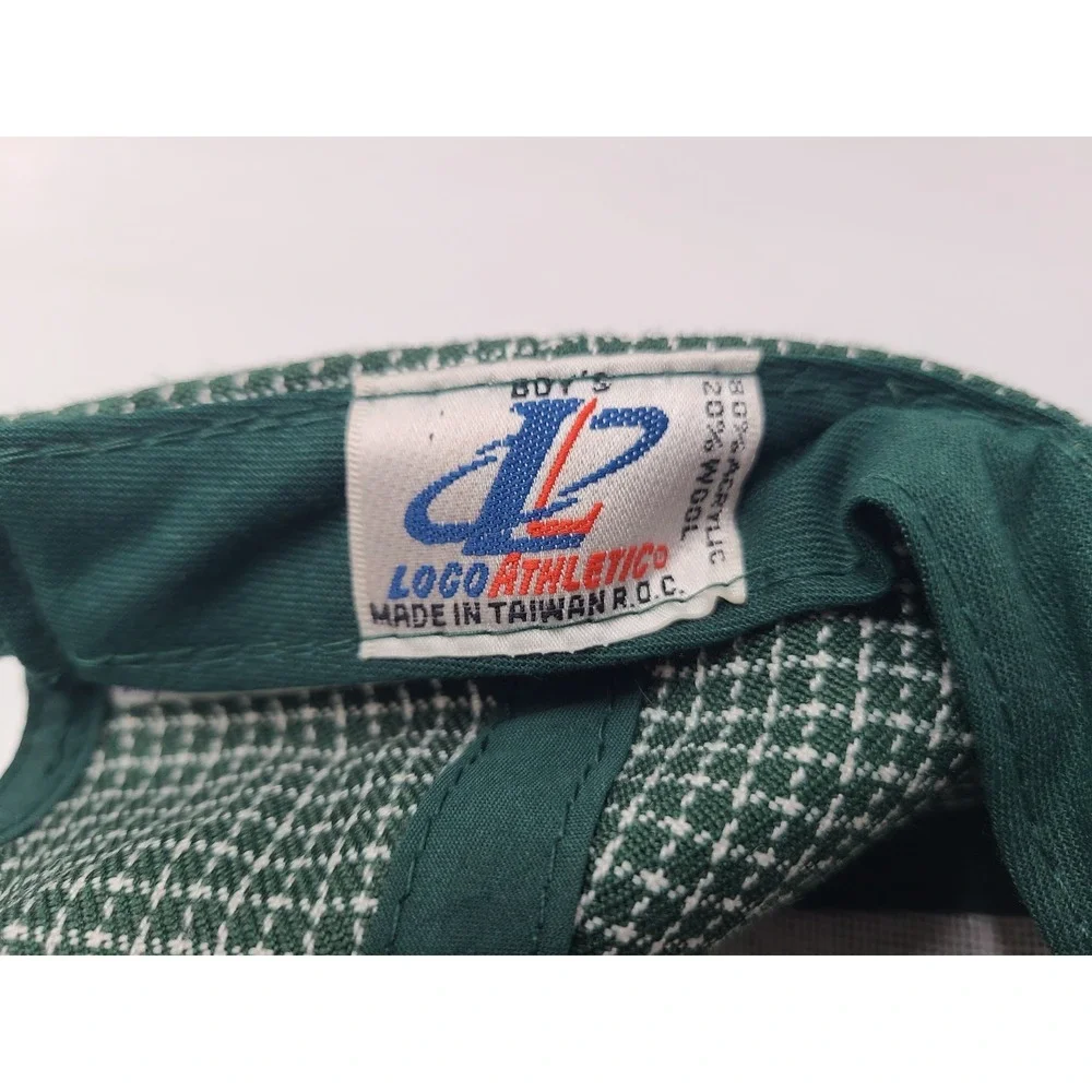 Vintage Youth Green Bay Packers Logo Athletic Pro Line Grid Adjustable Hat Cap‎